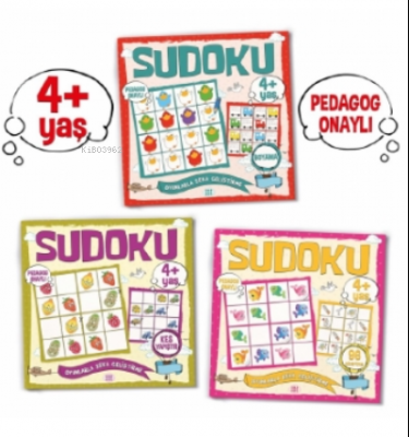 Çocuklar İçin Sudoku Seti ((4+ Yaş) Kolektif