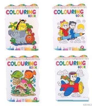 Colouring Book - 4 Kitap (Asorti 40'lı Paket) Kolektif