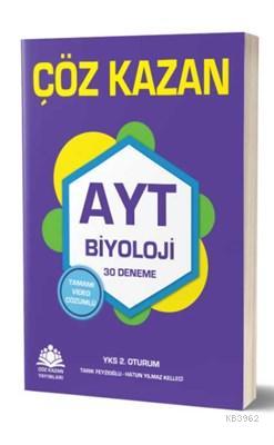 Çöz Kazan Yayınları AYT Biyoloji 30' lu Deneme Video Çözümlü Çöz Kazan