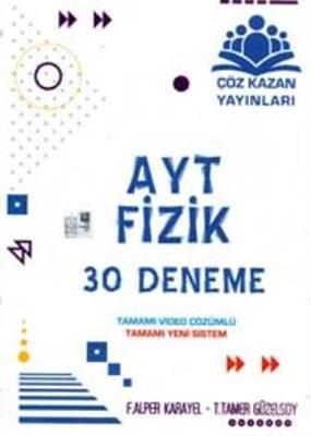 Çöz Kazan Yayınları AYT Fizik 30' lu Deneme Video Çözümlü Çöz Kazan Al