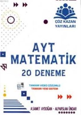 Çöz Kazan Yayınları AYT Matematik 20' lİ Deneme Video Çözümlü Çöz Kaza