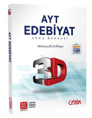 Çözüm Yayınları AYT Edebiyat Soru Bankası 3D Çözüm