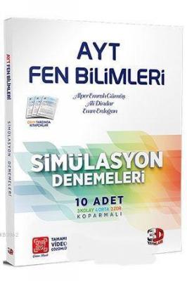 Çözüm Yayınları AYT Fen Bilimleri Simülasyon Denemeleri Çözüm