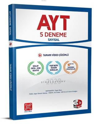Çözüm Yayınları AYT Sayısal 5 li Paket Deneme 3D Çözüm