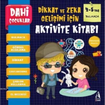 Dahi Çocuklar Aktivite Kitabı 4-5 Yaş - Bulmaca