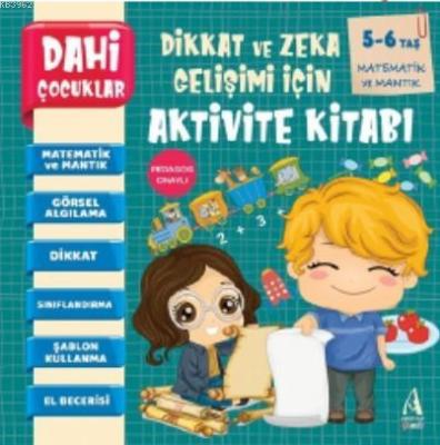 Dahi Çocuklar Aktivite Kitabı 5-6 Yaş - Matematik Ve Mantık