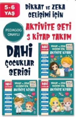 Dahi Çocuklar Aktivite Seti 5-6 Yaş - 3 Kitap Takım