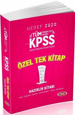 Data Yayınları 2020 KPSS Genel Yetenek Genel Kültür Tek Kitap Kolektif