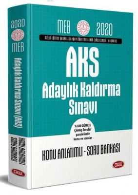 Data Yayınları 2020 MEB AKS Adaylık Kaldırma Sınavı Konu Anlatımlı Soru Bankası