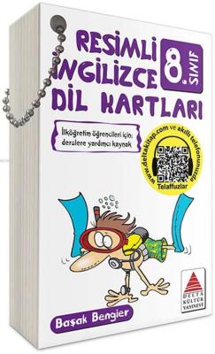Delta Kültür Yayınları 8. Sınıf LGS Resimli İngilizce Dil Kartları Delta Kültür