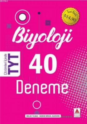 Delta Kültür Yayınları TYT Biyoloji 40 Deneme Delta Kültür Melek Yılma