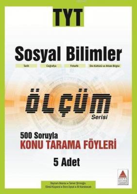 Delta Kültür Yayınları TYT Sosyal Bilimler Ölçüm Serisi Konu Tarama Föyleri Delta Kültür