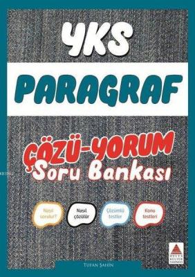 Delta Kültür Yayınları YKS Paragraf Çözü-Yorum Soru Bankası Delta Kültür