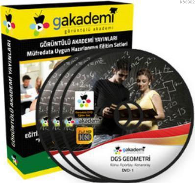 DGS Geometri Çözümlü Soru Bankası Eğitim Seti 16 DVD