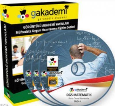 DGS Matematik Çözümlü Soru Bankası Eğitim Seti 26 DVD Kolektif