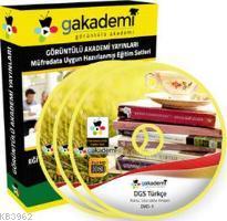 DGS Türkçe Çözümlü Soru Bankası Eğitim Seti 6 DVD Kolektif