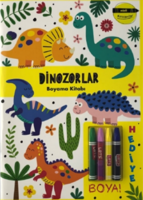 Dinozorlar Boyama Kitabı - Minik Ressamlar Kolektif