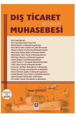 Dış Ticaret İşlemleri Muhasebesi Yaser Gürsoy