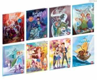 Disney Çizgi Klasikleri Kız Çocuk Set (8 Kitap) Kolektif