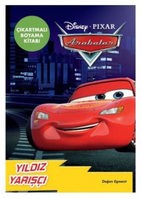 Disney Pixar Arabalar Yıldız Yarışçı Çıkartmalı Boyama Kitabı Kolektif