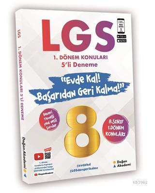Doğan Akademi 8.Sınıf LGS 1.Dönem Konuları 5'li Deneme