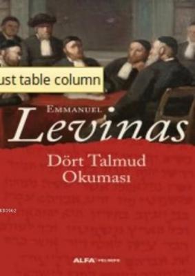 Dört Talmud Okuması Emmanuel Levinas