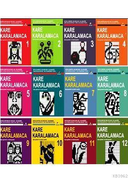 Dünya Beyin Olimpiyatları Kare Karalamaca Serisi (12 Kitap Takım)