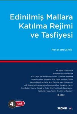 Edinilmiş Mallara Katılma Rejimi ve Tasfiyesi