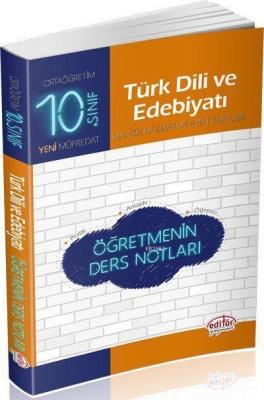 Editör Yayınları 10. Sınıf Türk Dili ve Edebiyatı Öğretmenin Ders Notl