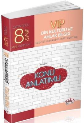 Editör Yayınları 8. Sınıf LGS VIP Din Kültürü ve Ahlak Bilgisi Konu Anlatımlı Editör