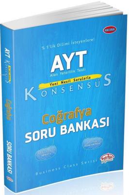 Editör Yayınları AYT Coğrafya Konsensüs Soru Bankası Editör Kolektif
