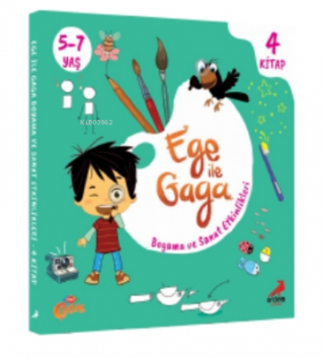 Ege ile Gaga Boyama ve Sanat Etkinlikleri (4 Kitap)