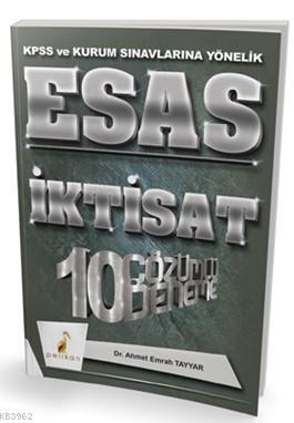 Esas İktisat 10 Çözümlü Deneme KPSS ve Kurum Sınavlarına Yönelik