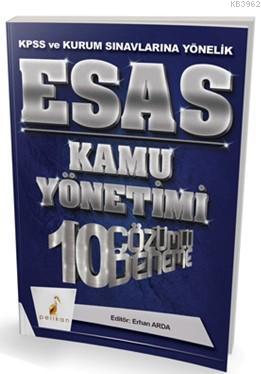 Esas Kamu Yönetimi 10 Çözümlü Deneme KPSS ve Kurum Sınavlarına Yönelik