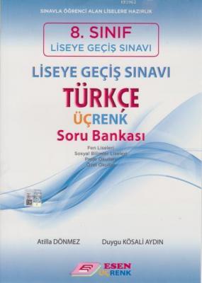 Esen Üçrenk Yayınları 8. Sınıf LGS Türkçe Soru Bankası Esen Üçrenk Duy