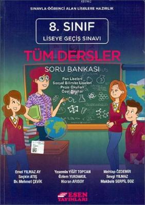 Esen Yayınları 8. Sınıf LGS Tüm Dersler Soru Bankası Esen