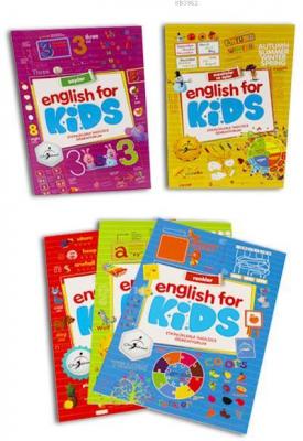 Etkinliklerle İngilizce Öğreniyorum 5 Kitap - English For Kids Kolekti