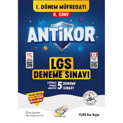 FDD Yayınları 8. Sınıf 1. Dönem LGS Antikor 5 Deneme Sınavı FDD Kolekt
