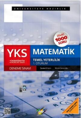 FDD Yayınları TYT Matematik 25x40 Deneme Sınavı FDD Şevket Erdem