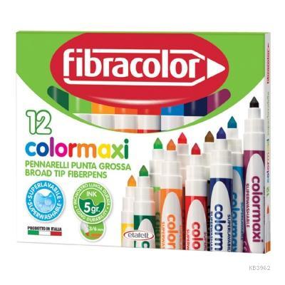 Fibracolor Color Maxi Yıkanabilir Jumbo Keçeli