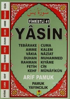 Fihristli 41 Yasin Arif Pamuk