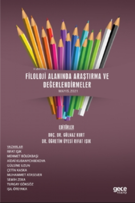 Filoloji Alanında Araştırma Ve Değerlendirmeler Mayıs