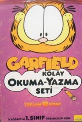 Garfield Kolay Okuma-Yazma Seti (12 Kitap) Dev Poster Hediyeli Kolekti