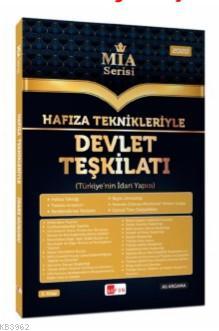 Hafıza Teknikleriyle Devlet Teşkilatı MİA Serisi Ali Argama Akfon Yayınları 2020