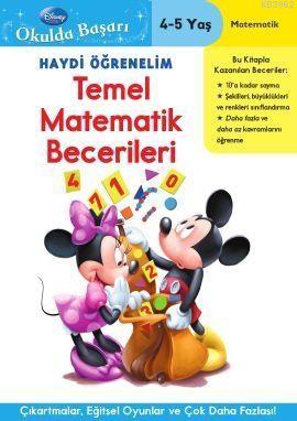 Haydi Öğrenelim - Temel Matematik Becerileri (4-5 Yaş) Disney