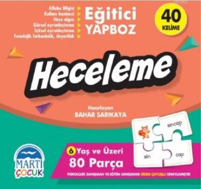 Heceleme - Eğitici Yapboz