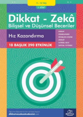 Hız Kazandırma ( 9 - 10 Yaş 3 Kitap, 290 Etkinlik )