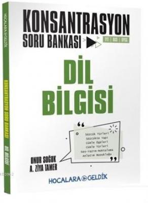 Hocalara Geldik Yayınları Dil Bilgisi Konsantrasyon Soru Bankası Hocal