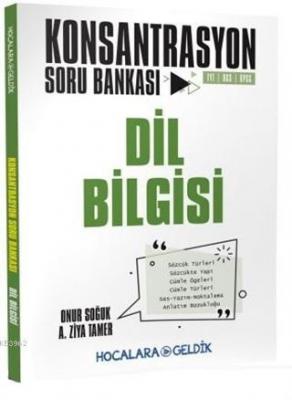 Hocalara Geldik Yayınları Dil Bilgisi Konsantrasyon Soru Bankası Hocala