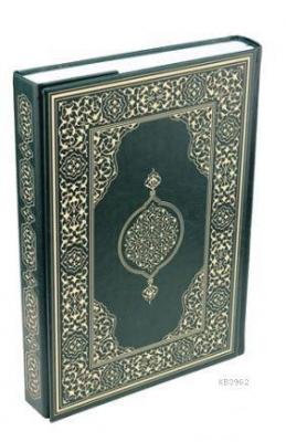 Hüseyin Kutlu Hattı Kur'an-ı Kerim (Çanta Boy - Suni Deri Cilt - Yeşil)